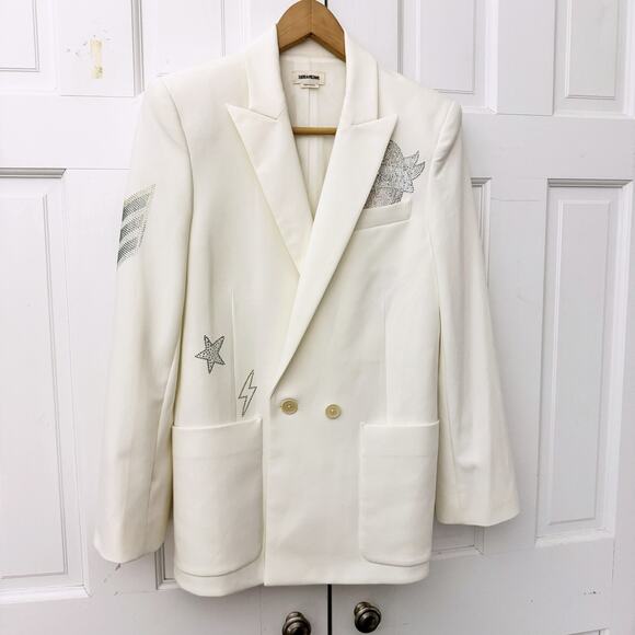 Zadig & Voltaire Visko Strass Jacket (Size 38) - Picture 14 of 16